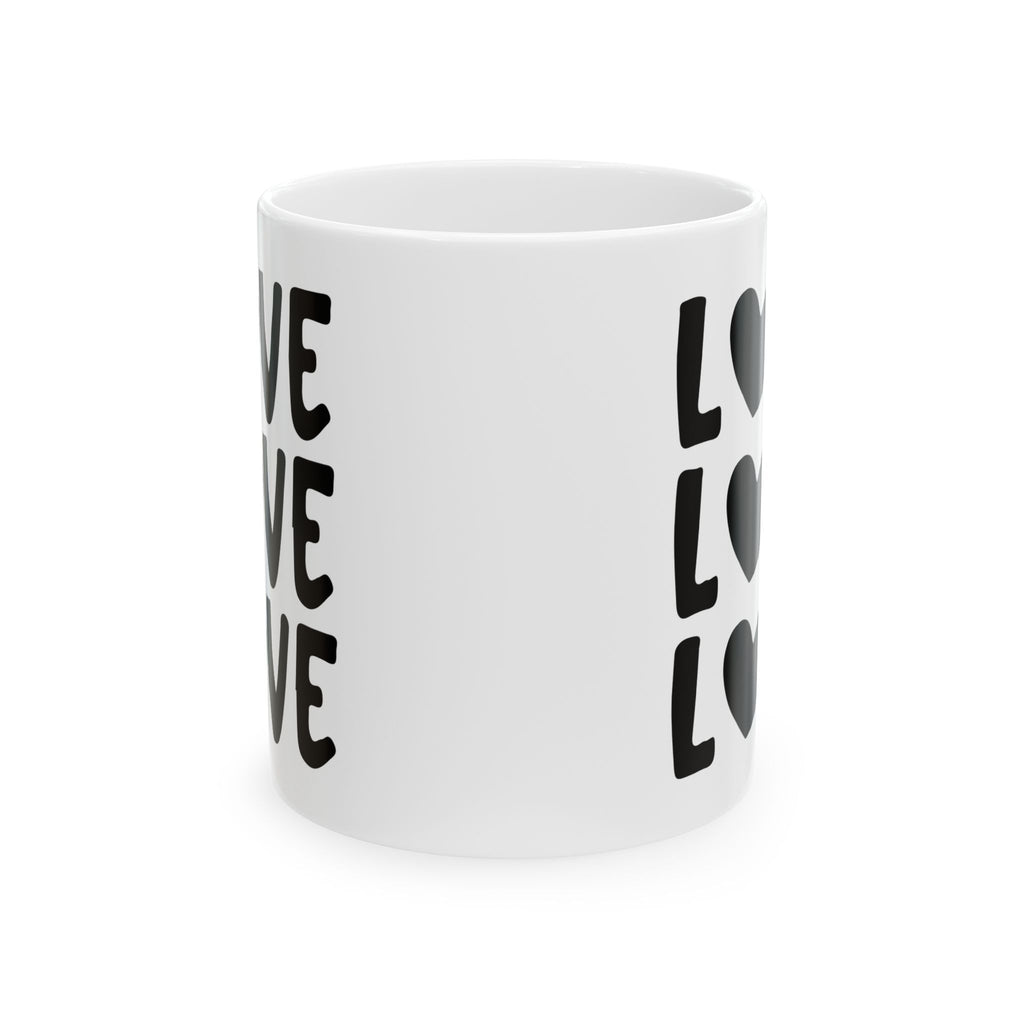 Delightfully Repeated Love Mug