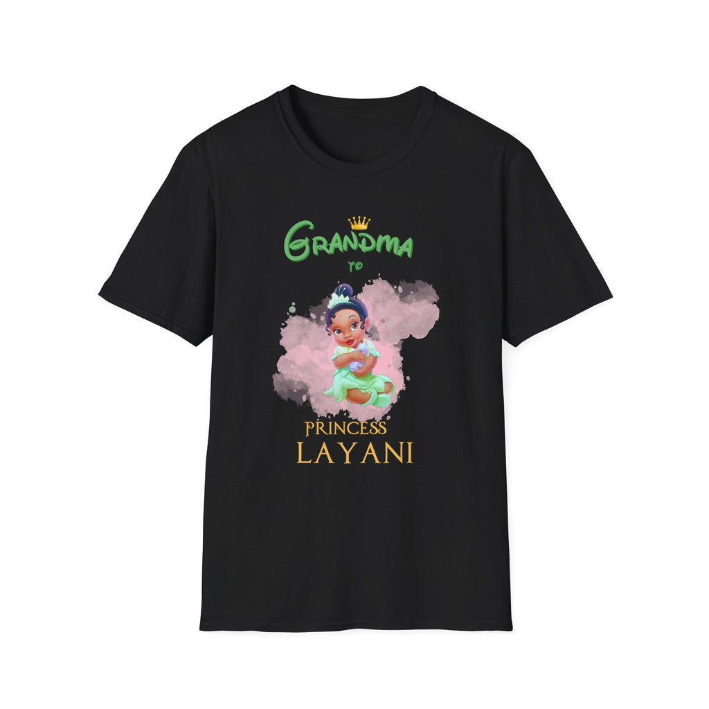 Personalized T-Shirt — 'Princess Layani' Baby shower Tee