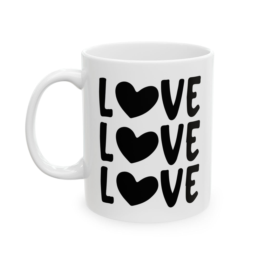Delightfully Repeated Love Mug