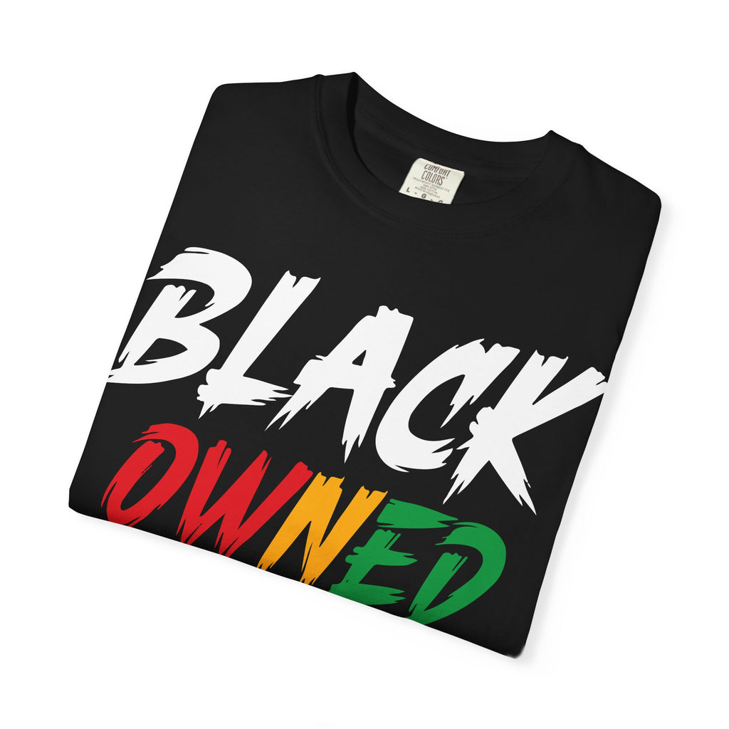 T-Shirt — "OWNED" Colorful Brushstroke Graphic Tee