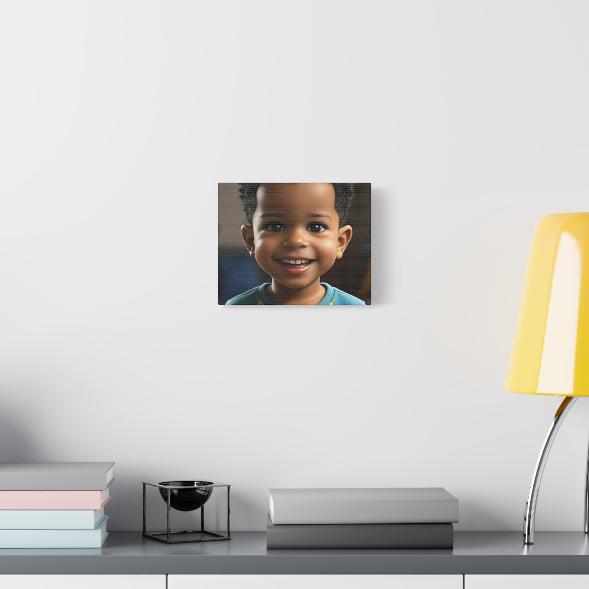 Child Portrait Matte Canvas Print — Stretched 1.25" Wall Art