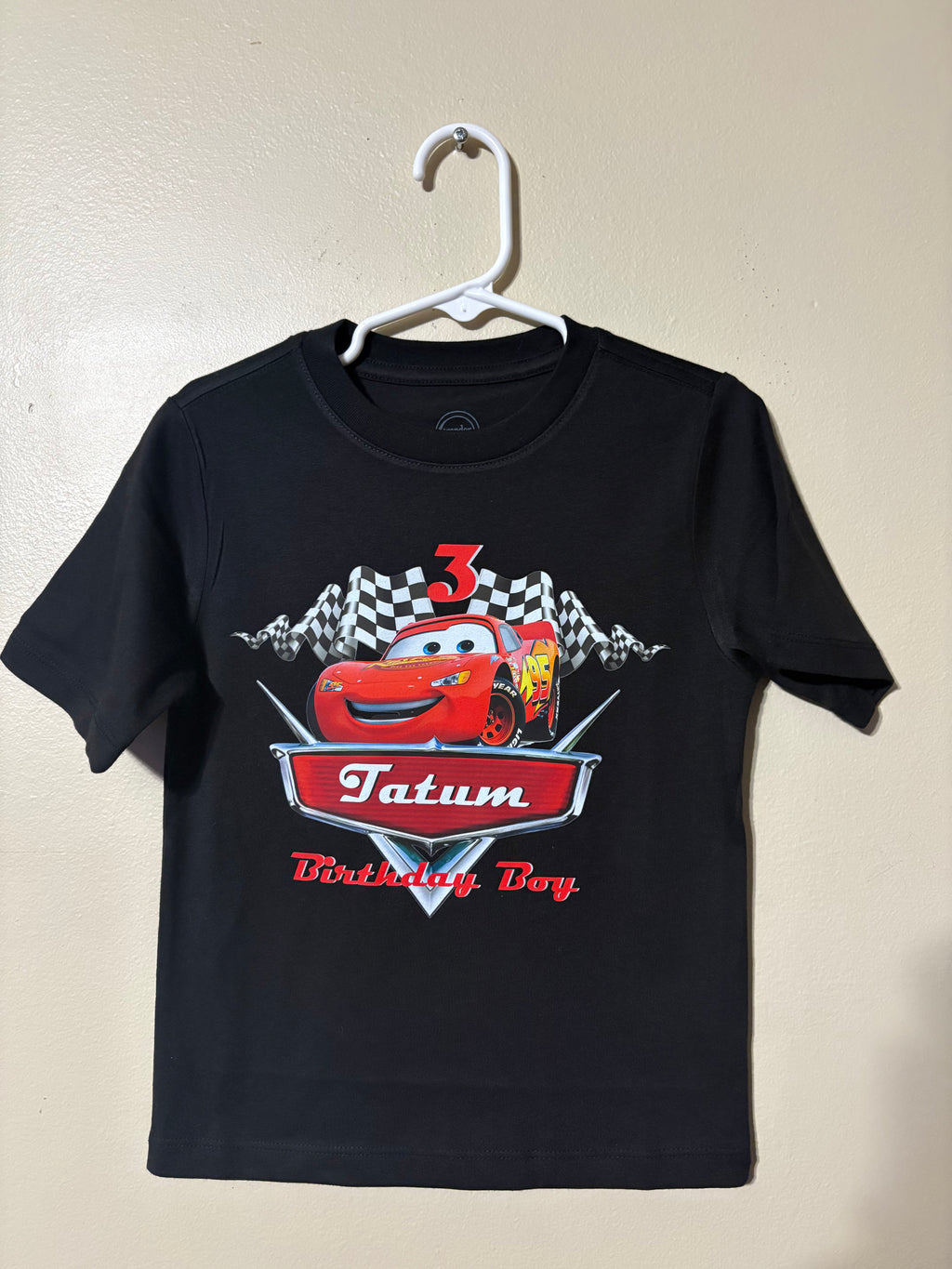 Custom Lightning McQueen Birthday Tee